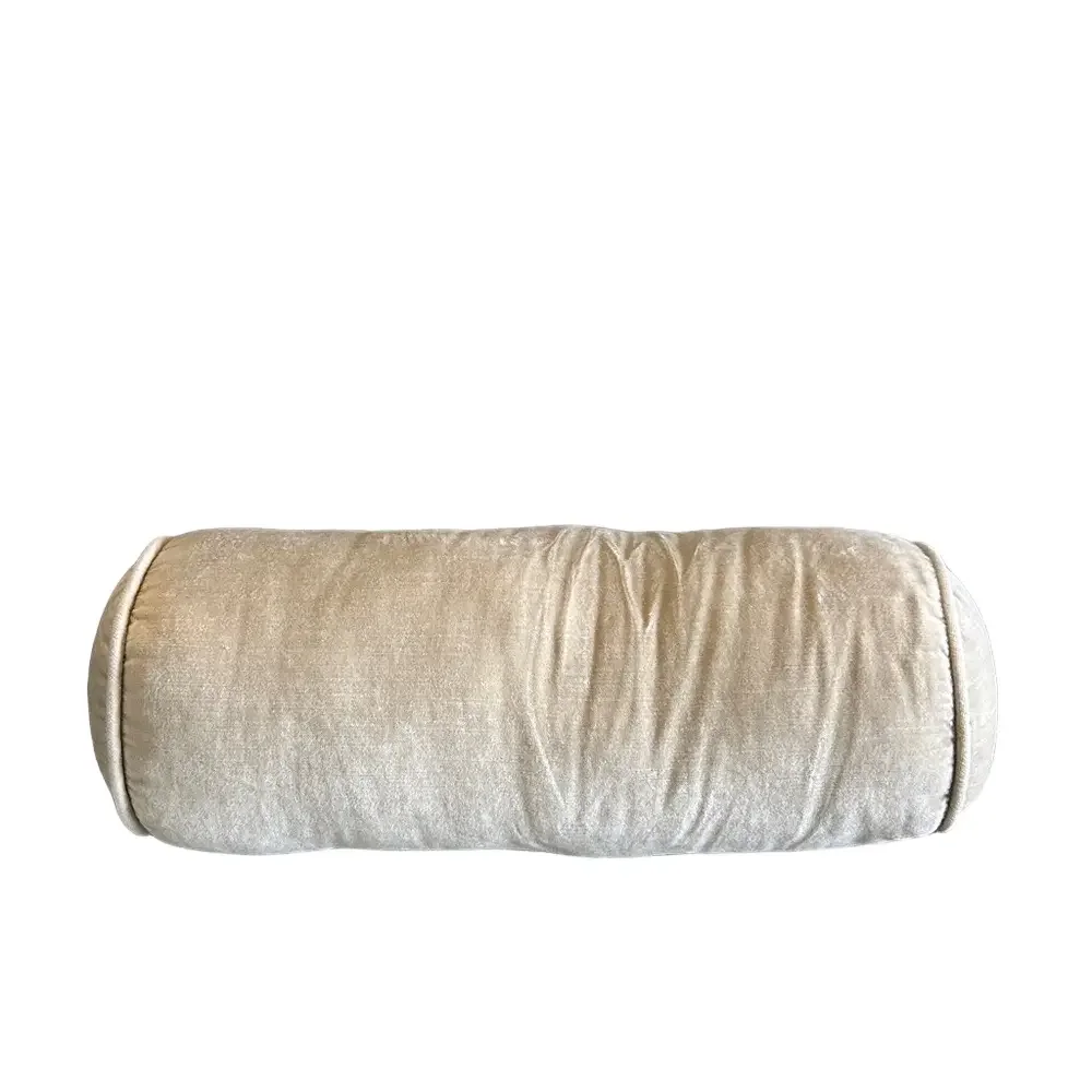 Favorites Set Mashup Cream Velvet Bolster Pillow Gray Beige Turquoise Wrap Scarf